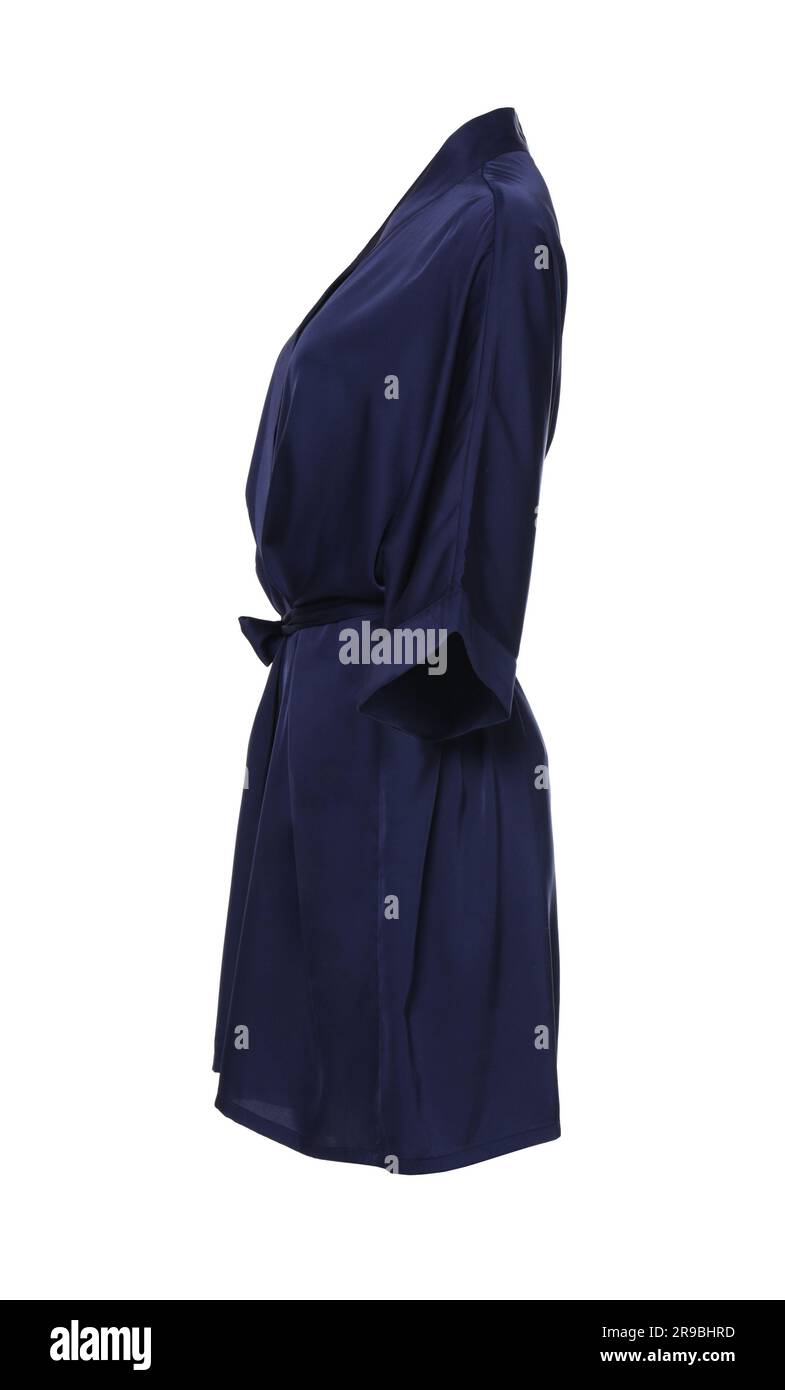 Bed Robe Side Blue gown side view hi-res stock photography and images - Alamy