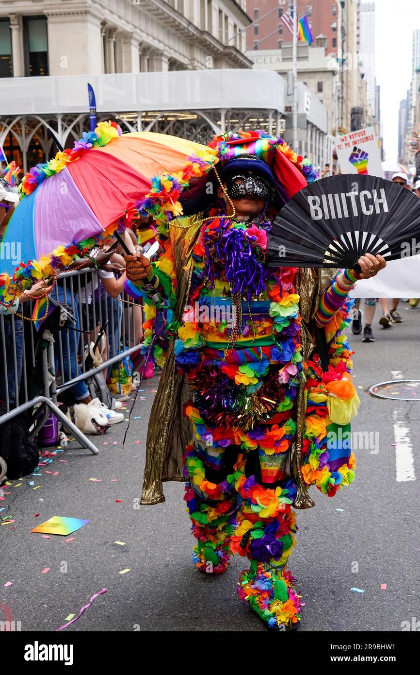 New York, New York, USA. 25th June, 2023. The 2023 NY Pride Parade