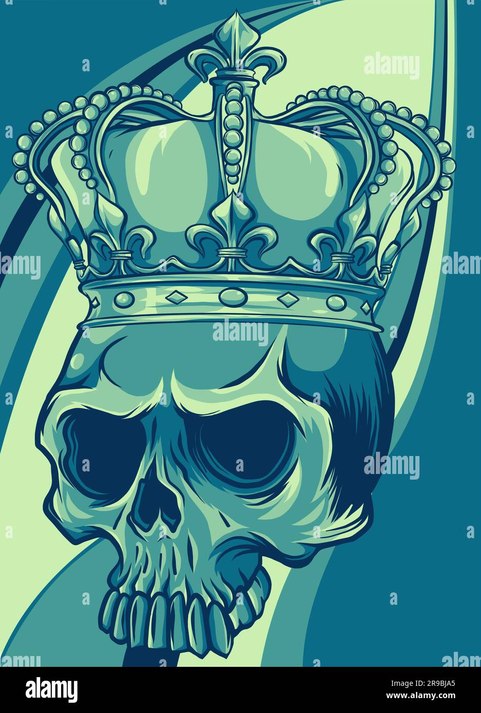 The image of the skull. Vector illustration Stock Vector Image & Art ...