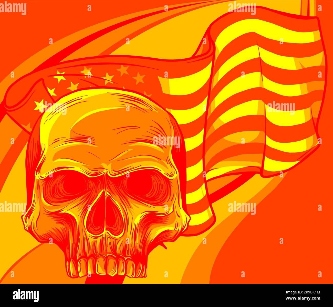 The image of the skull. Vector illustration Stock Vector Image & Art ...