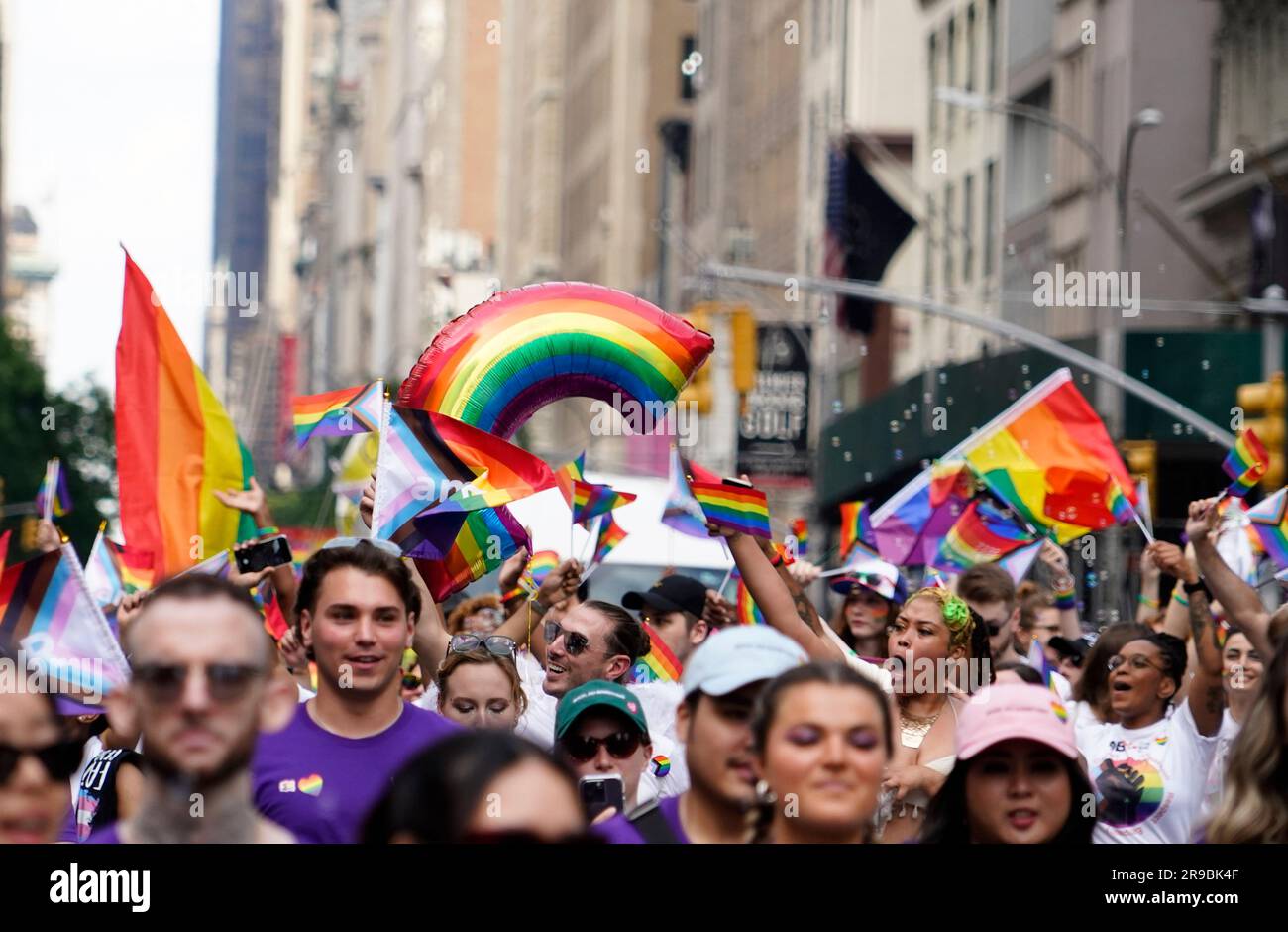 New York, New York, USA. 25th June, 2023. The 2023 NY Pride Parade ...