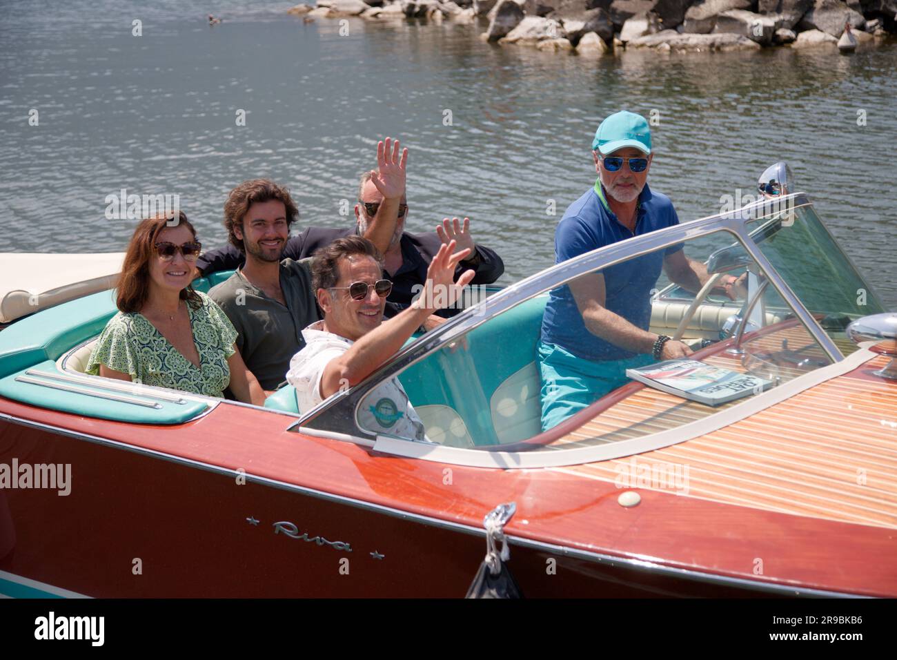 Riva boat actor hi-res stock photography and images - Alamy