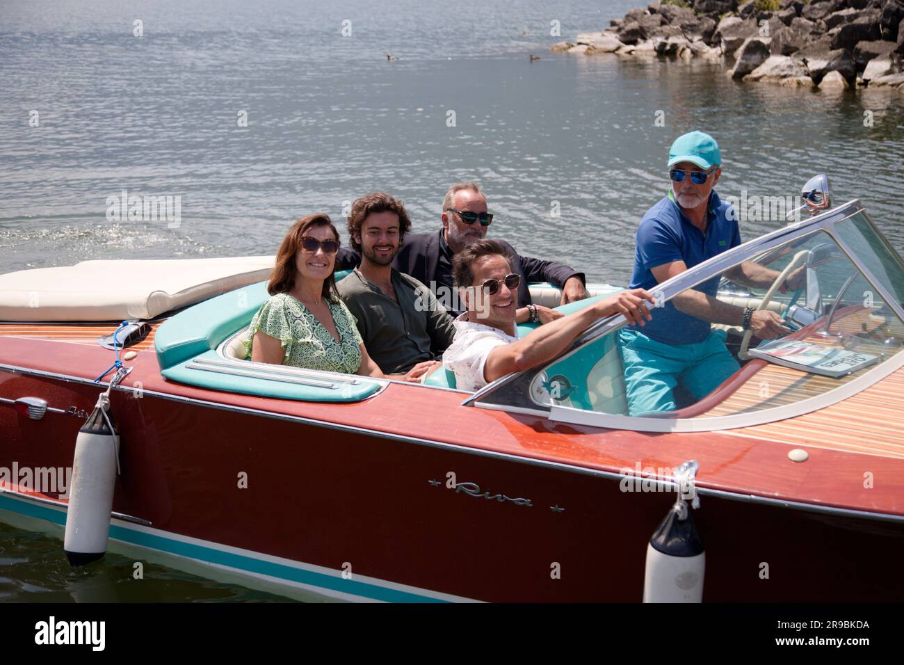 Riva boat actor hi-res stock photography and images - Alamy