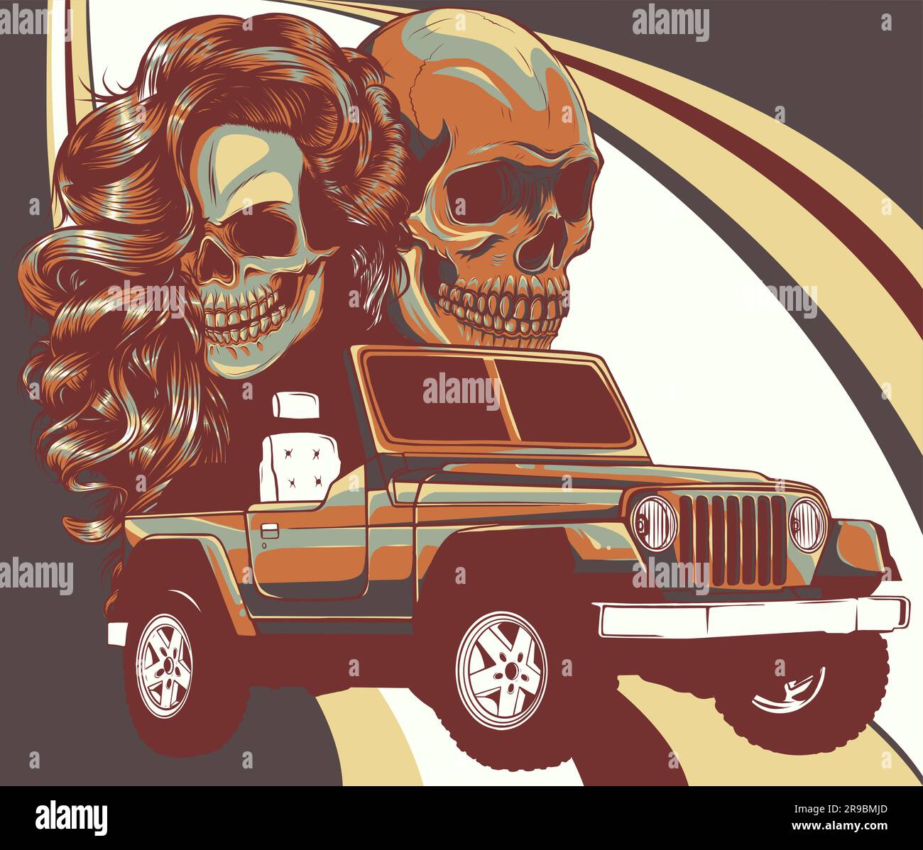 The image of the skull. Vector illustration Stock Vector Image & Art ...
