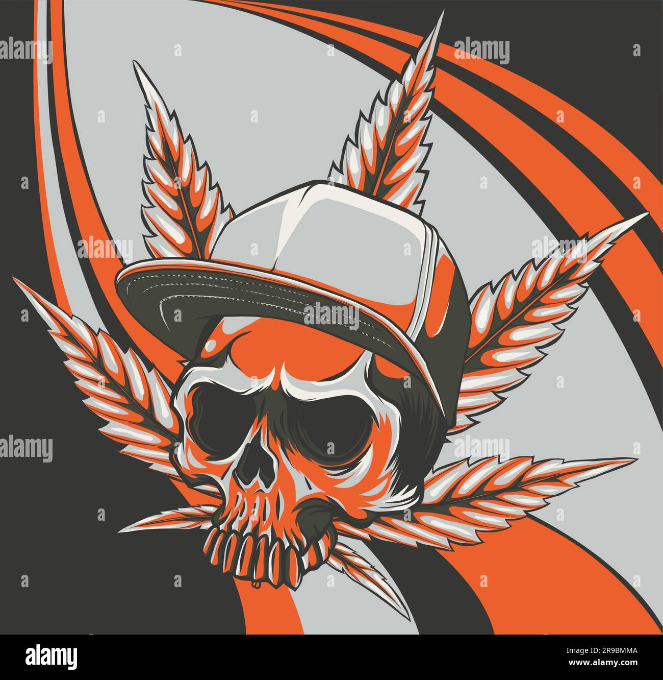 The image of the skull. Vector illustration Stock Vector Image & Art ...