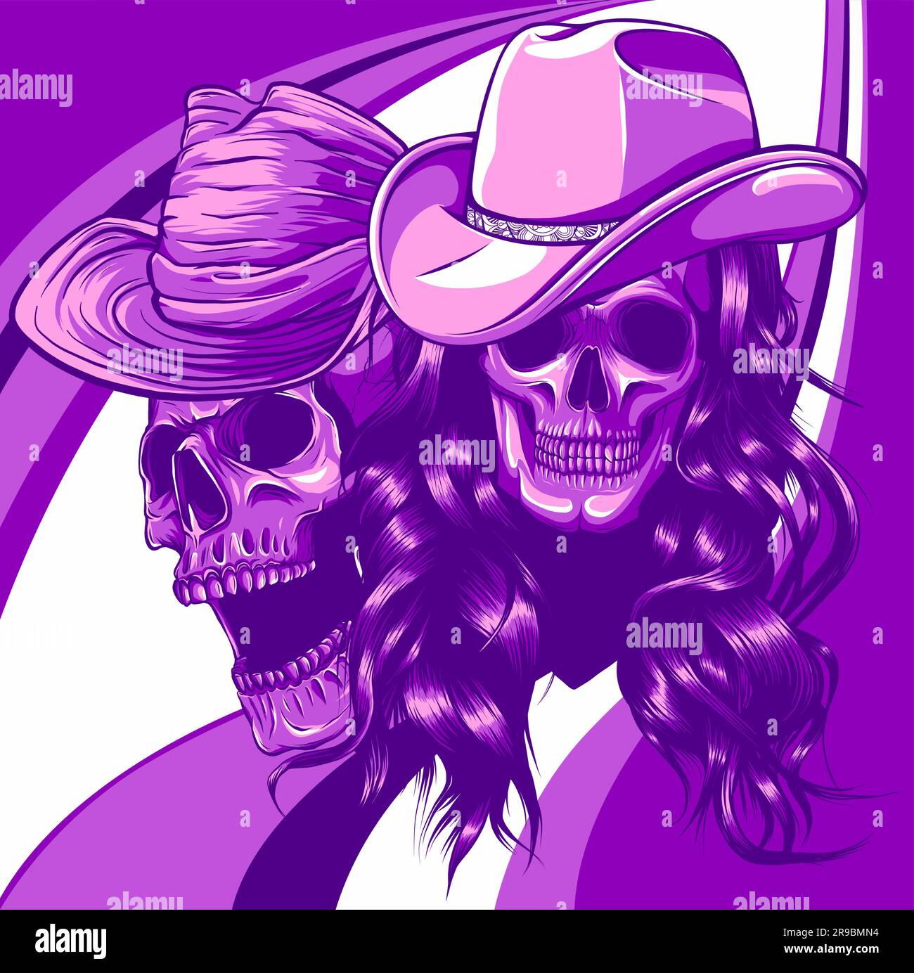 The image of the skull. Vector illustration Stock Vector Image & Art ...
