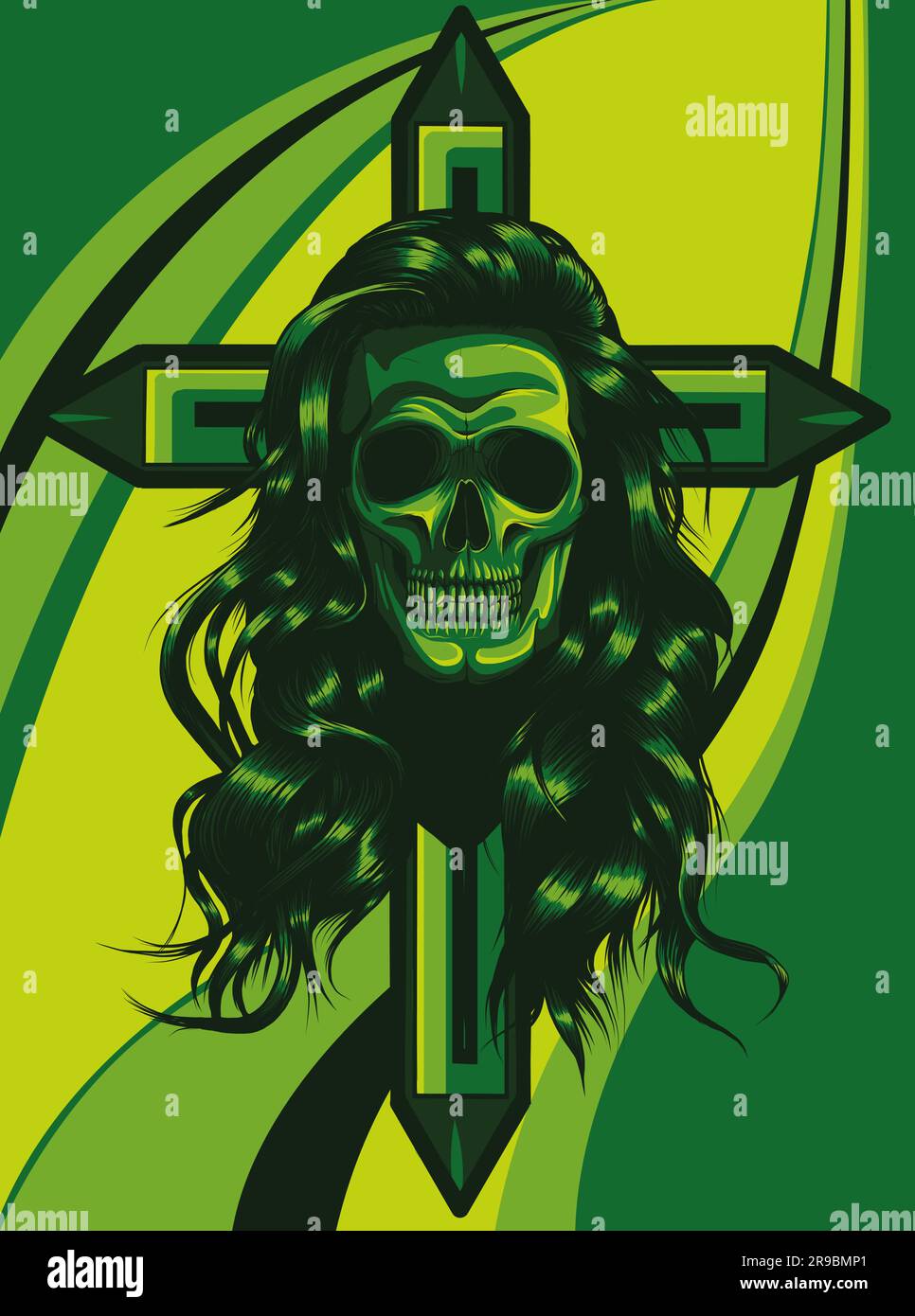 The image of the skull. Vector illustration Stock Vector Image & Art ...
