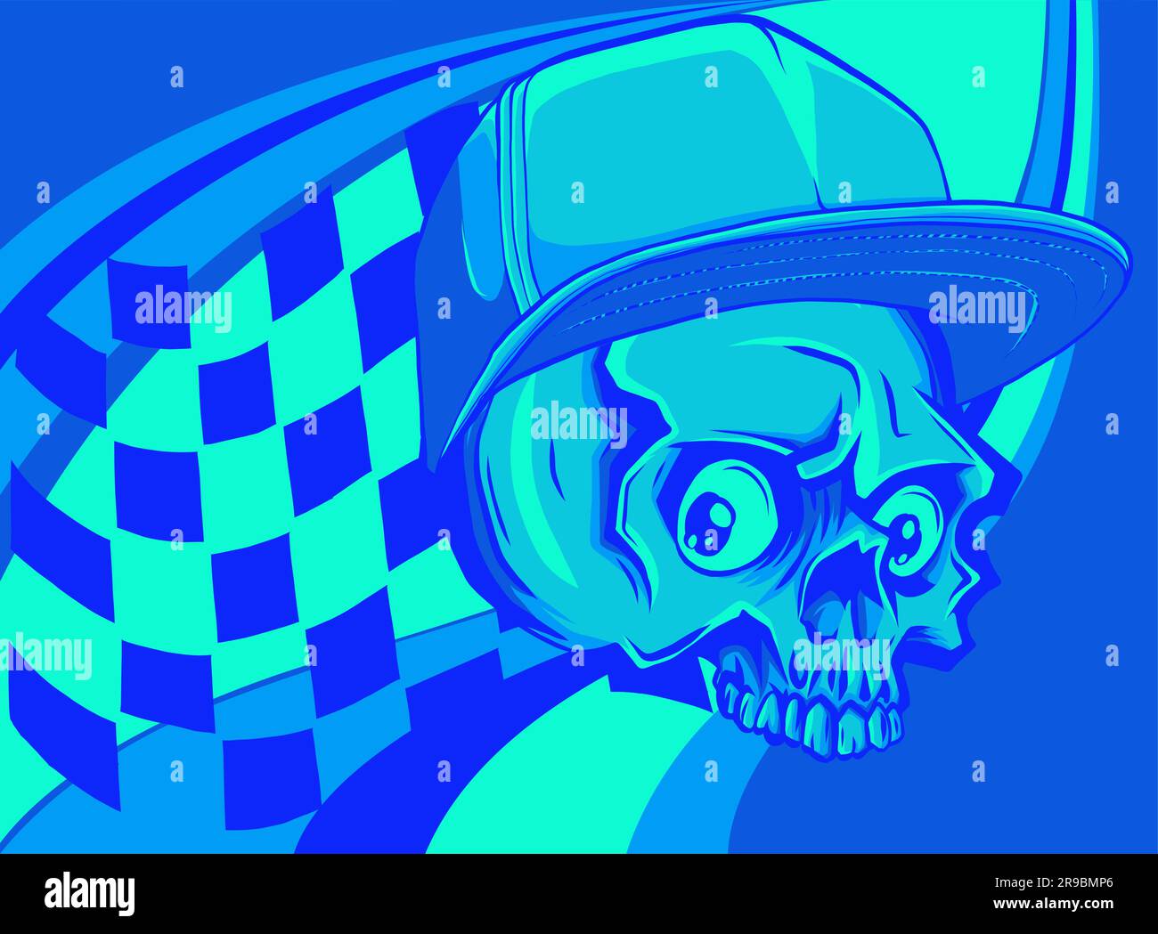 The image of the skull. Vector illustration Stock Vector Image & Art ...