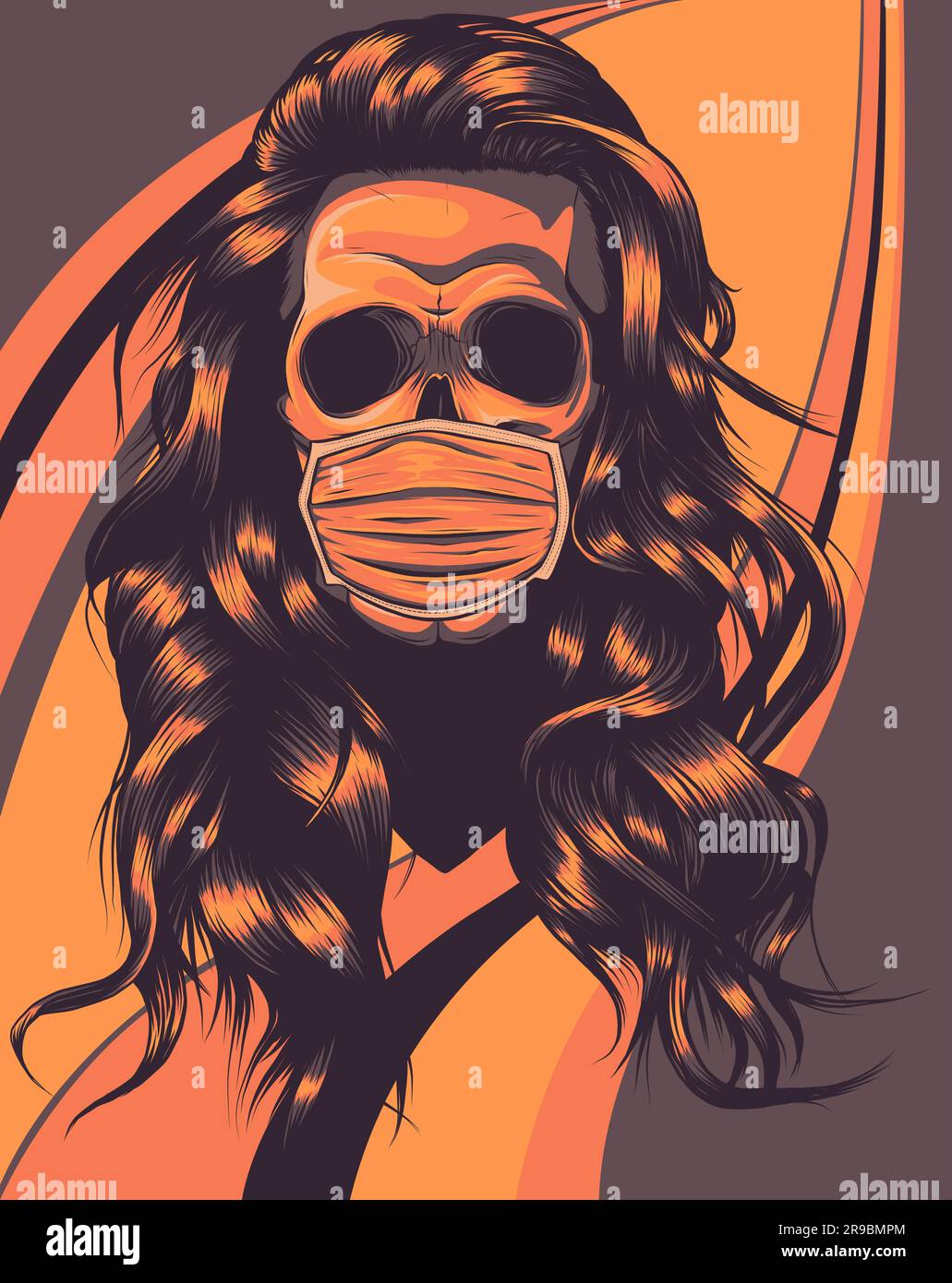 The image of the skull. Vector illustration Stock Vector Image & Art ...