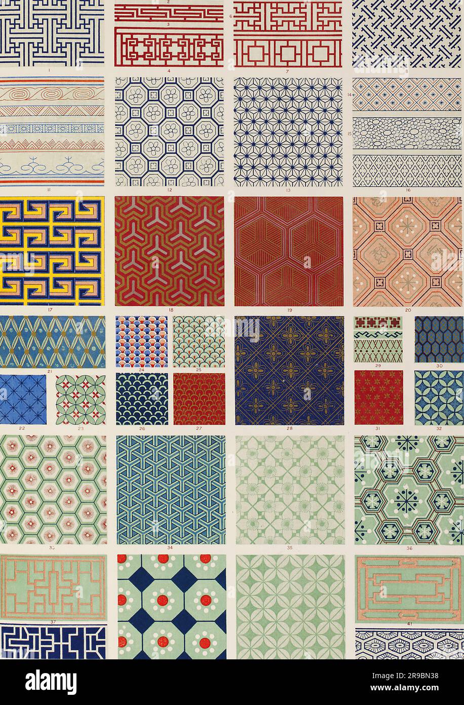 Ornamental pattern Owen Jones Stock Photo