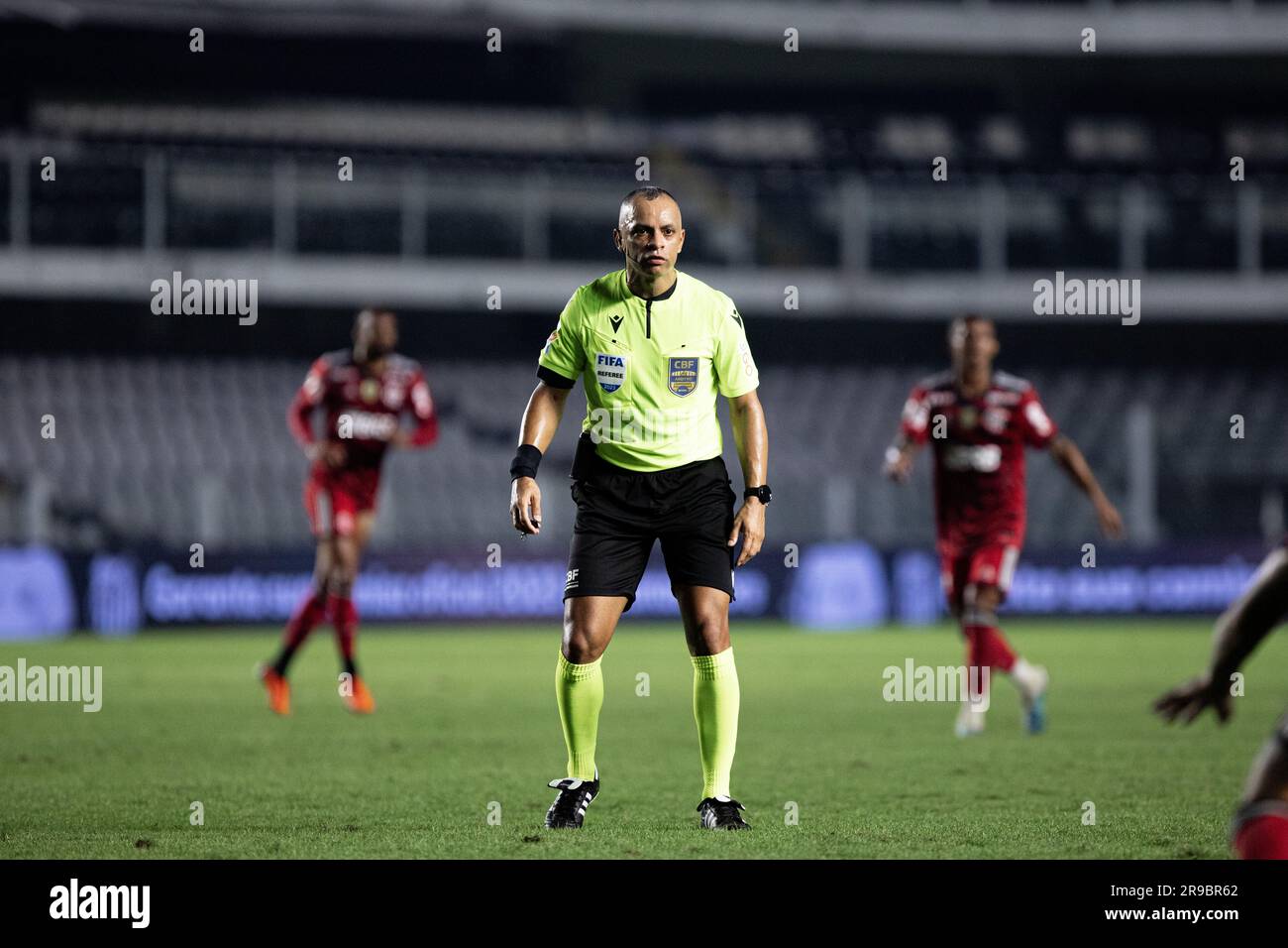 Sao Paulo, Brazil. 25th June, 2023. SP - SAO PAULO - 06/25/2023 -  BRAZILEIRO A 2023, PALMEIRAS X BOTAFOGO - Referee Anderson Daronco during  the match between Palmeiras and Botafogo at the