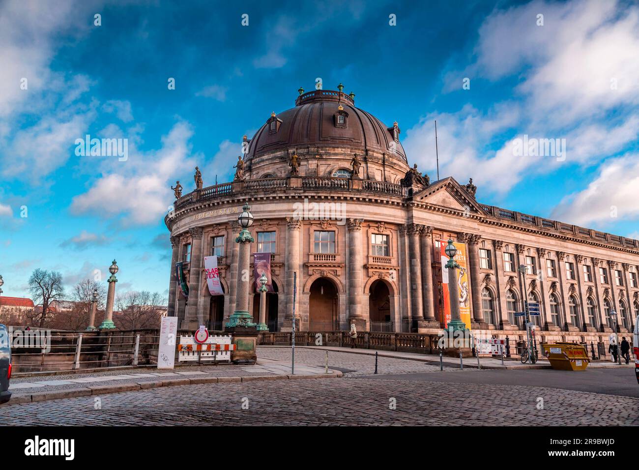 Berlin, Germany - December 20, 2021: Exterior view of Bode Museum on the Museum Island, along the river Spree in Berlin, the German capital. Stock Photo