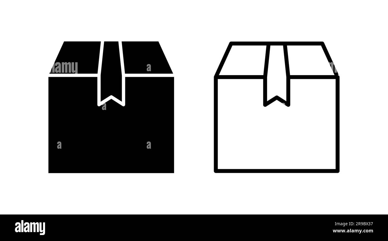 Box icon vector. Box sign. delivery package. parcel box Stock Vector ...