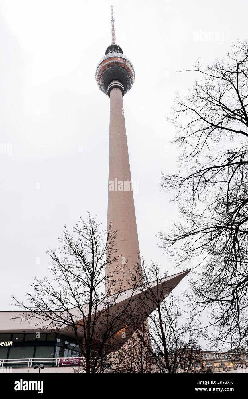 Berlin, Germany - December 21, 2021: Berlin Television Tower or ...
