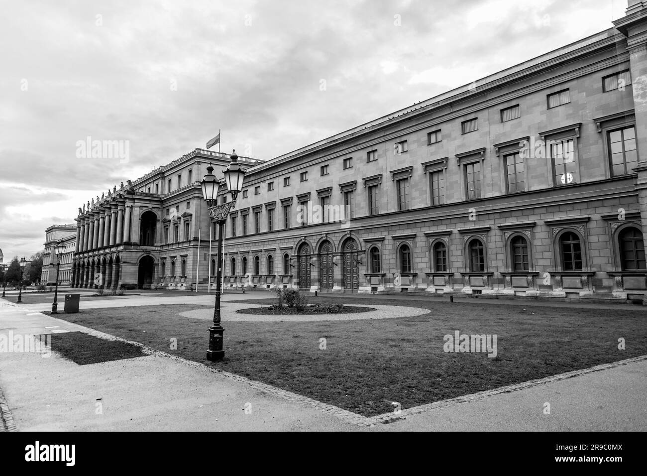 Munich, Germany DEC 25, 2021 The Residenz in central Munich is the