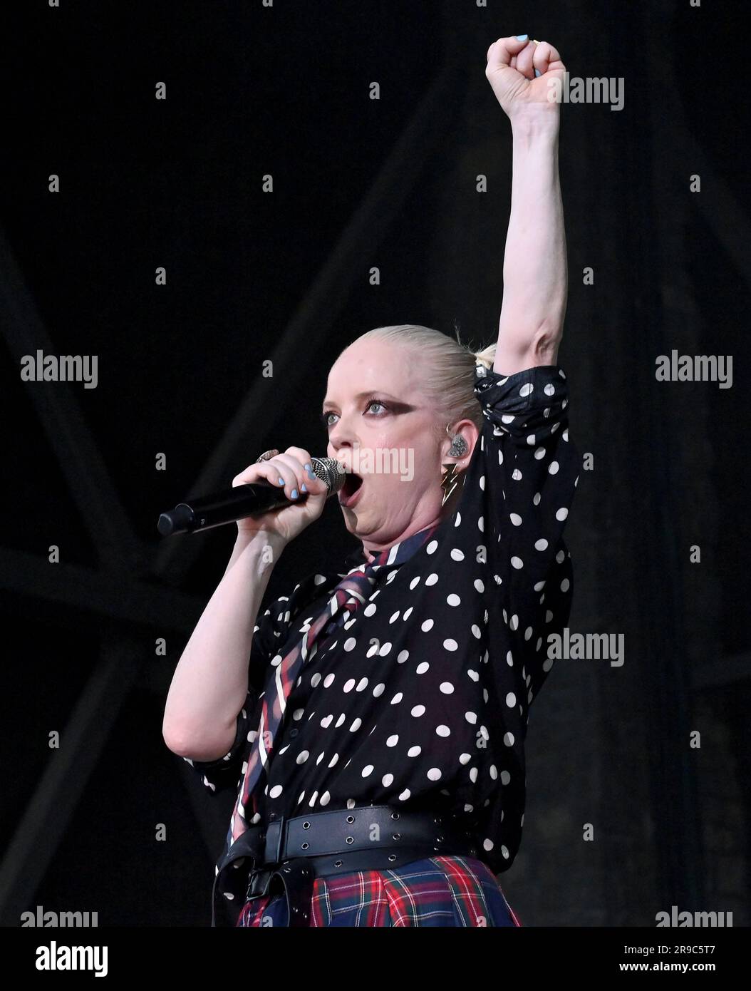 Franklin, USA. 25th June, 2023. Shirley Manson of the band Garbage in ...