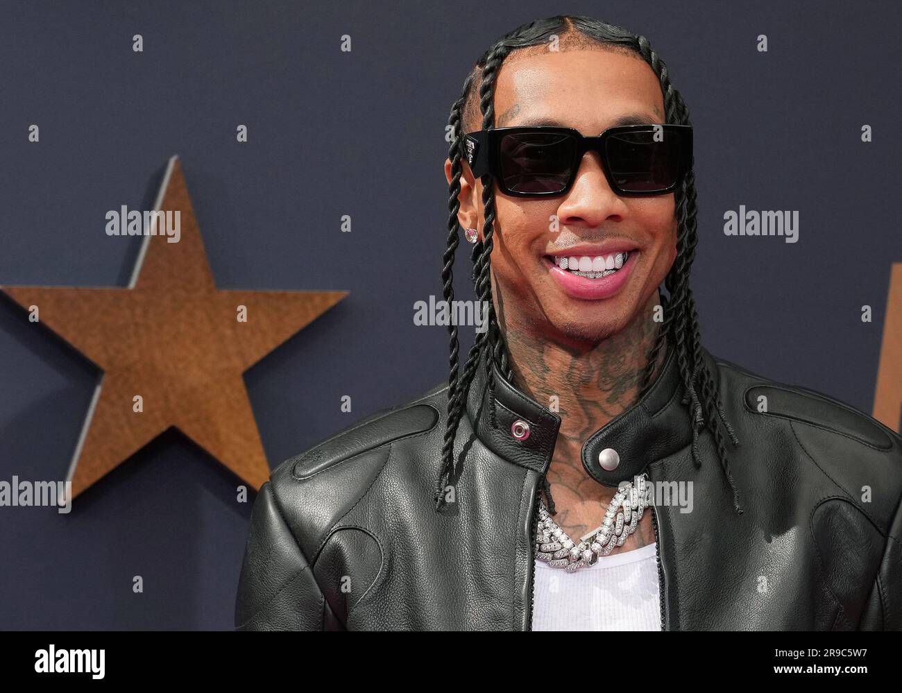 Los Angeles, USA. 25th June, 2023. Tyga arrives at the 2023 BET Awards