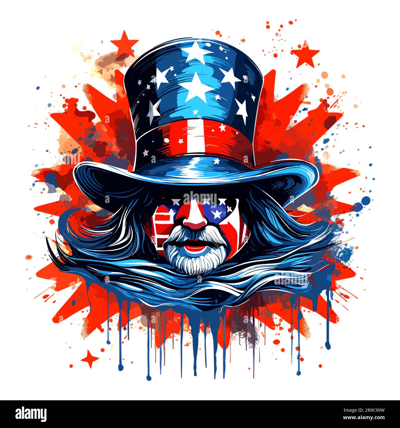 Uncle Sam - Vector EPS illustration Stock Vector