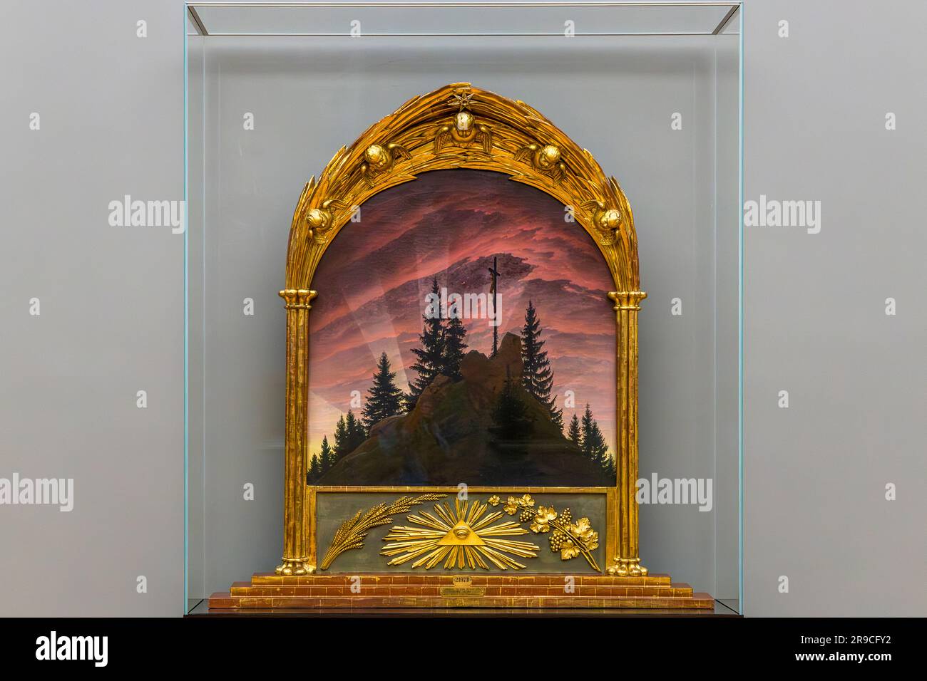 The Cross in the Mountains (Tetschen Altar) 1807/1808 , Caspar