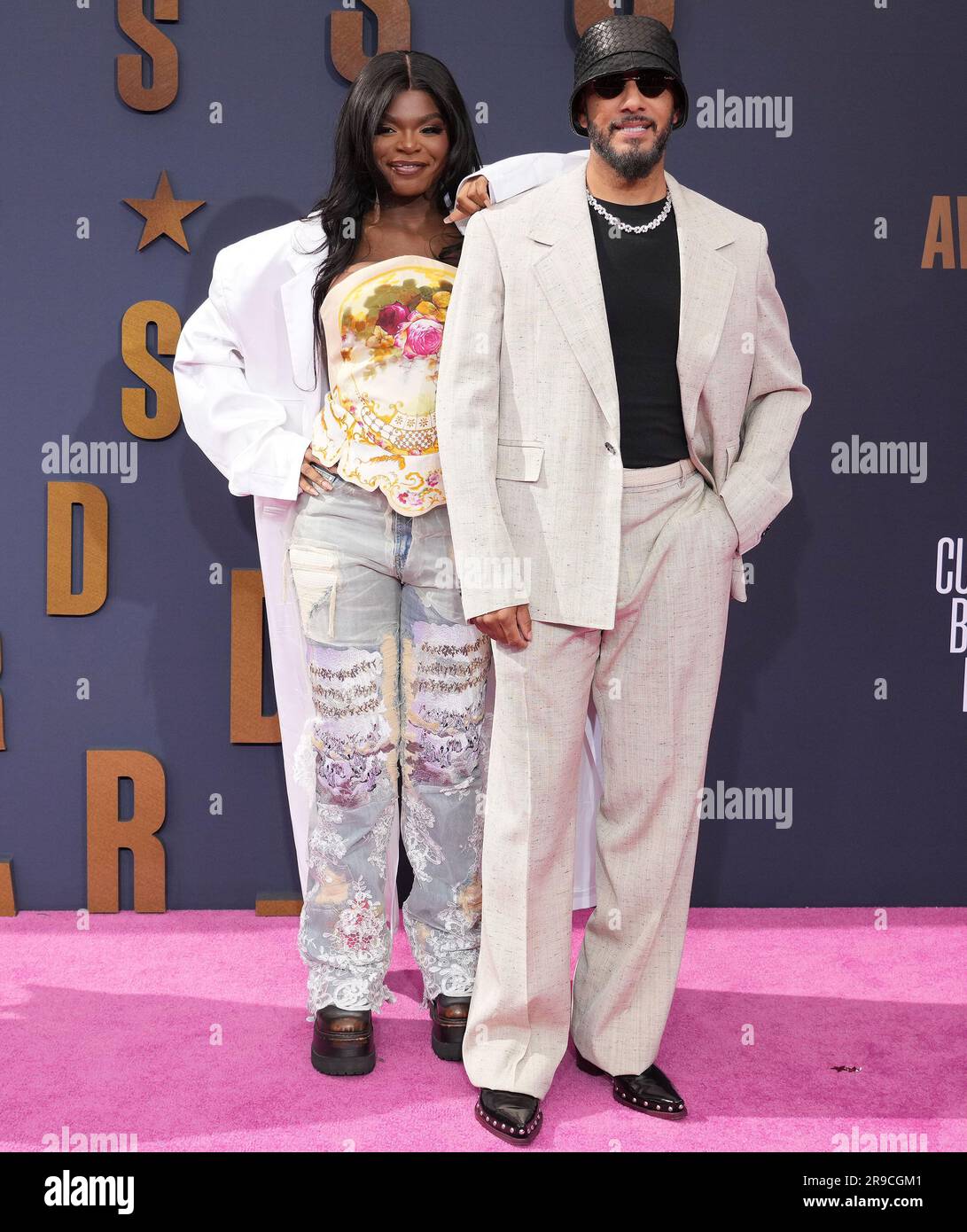 Los Angeles, USA. 25th June, 2023. (LR) Scar Lip and Swizz Beatz