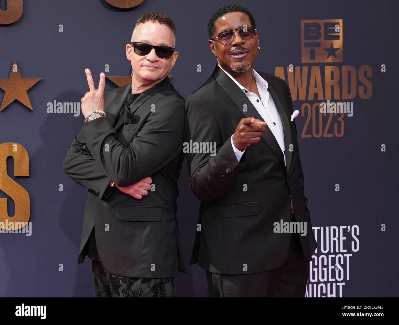 Kid 'n Play's Chris Martin and Christopher Reid The 4th annual BET Hip-Hop  Awards 2009 held at the Civic Center - Arrivals Stock Photo - Alamy