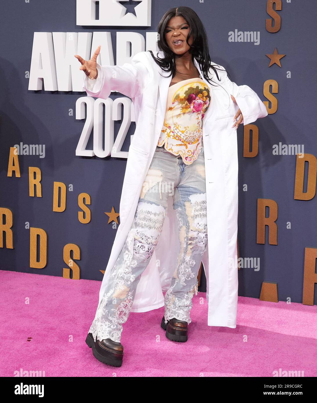 Los Angeles, USA. 25th June, 2023. Scar Lip arrives at the 2023 BET