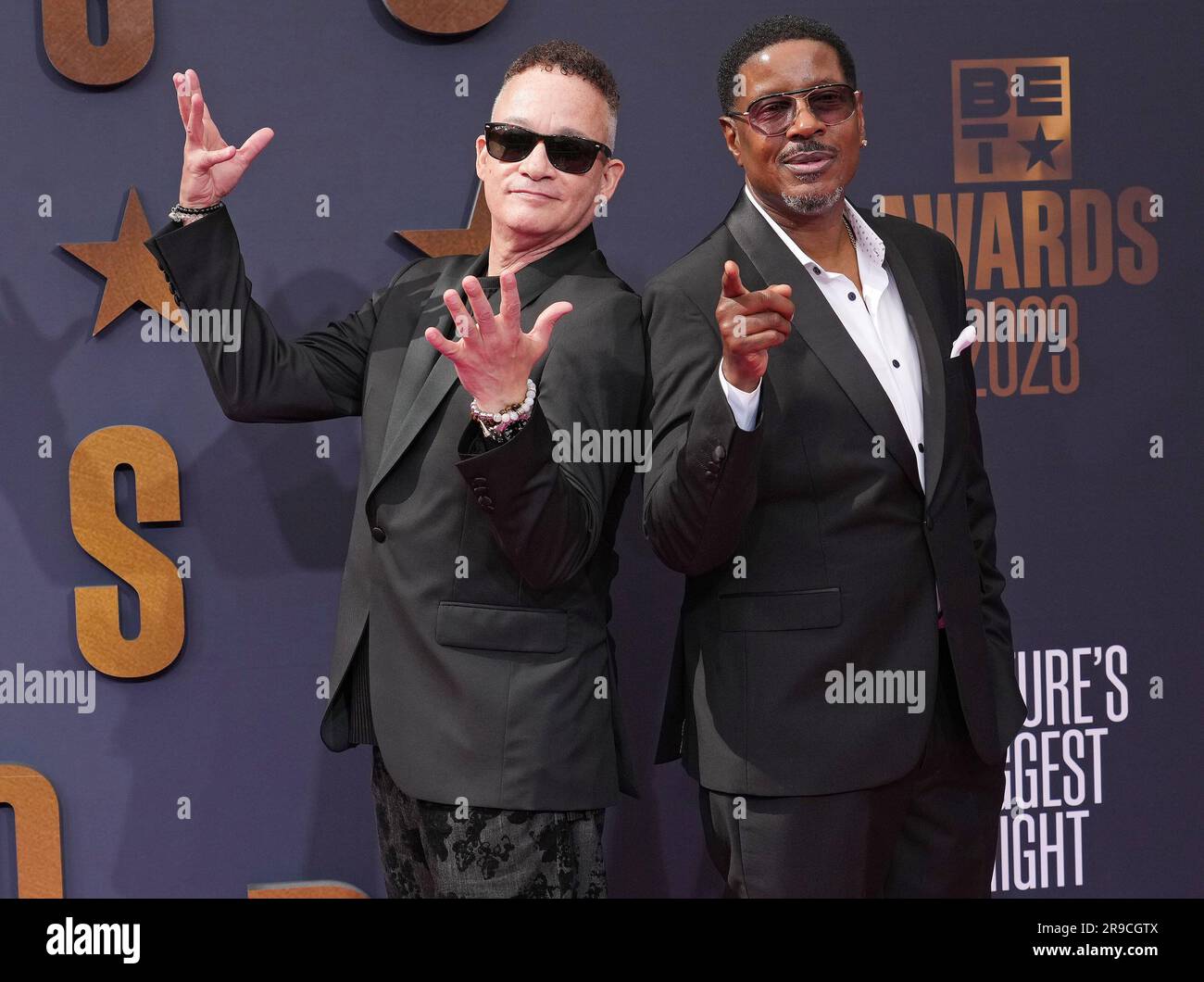 Kid 'n Play's Chris Martin and Christopher Reid The 4th annual BET Hip-Hop  Awards 2009 held at the Civic Center - Arrivals Stock Photo - Alamy