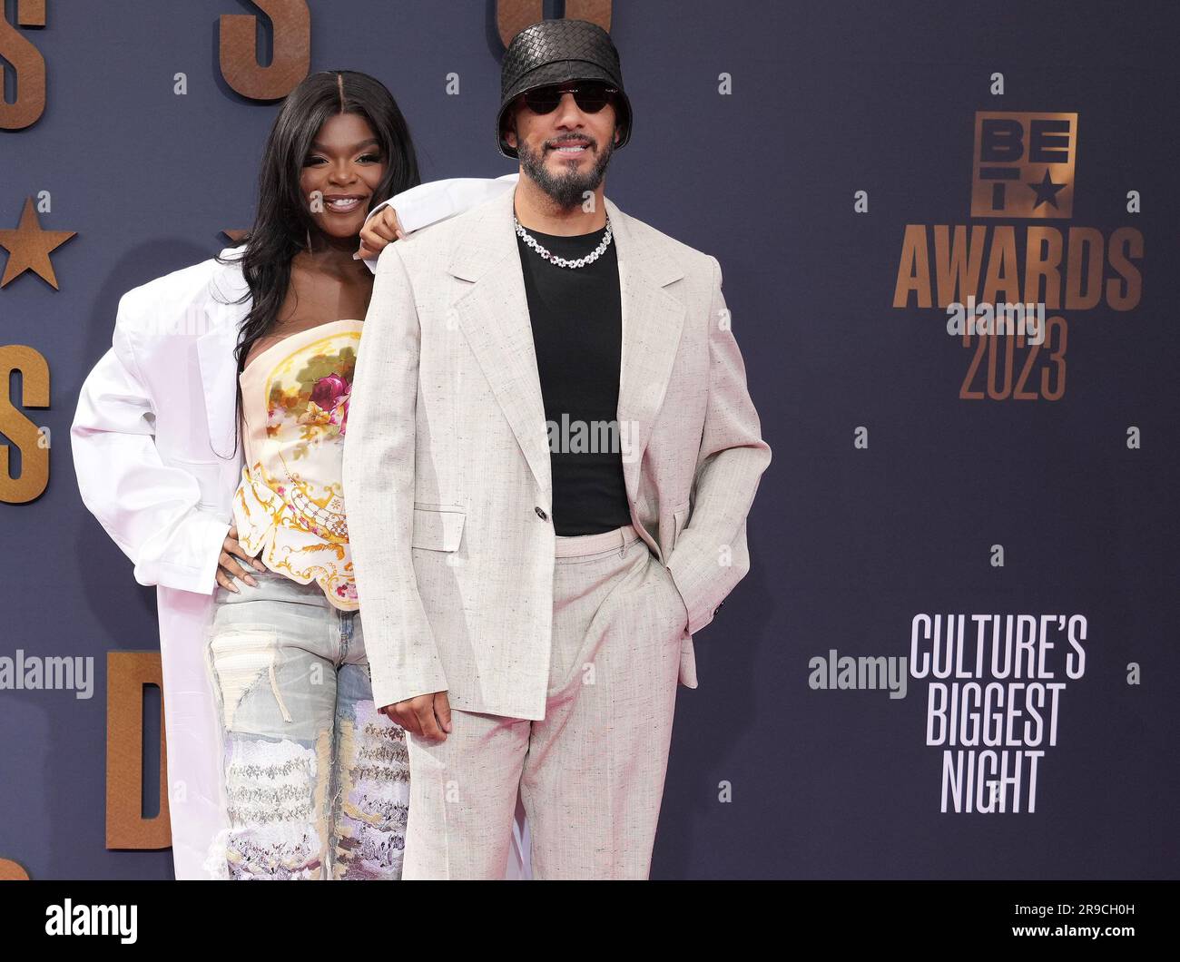 Los Angeles, USA. 25th June, 2023. (LR) Scar Lip and Swizz Beatz