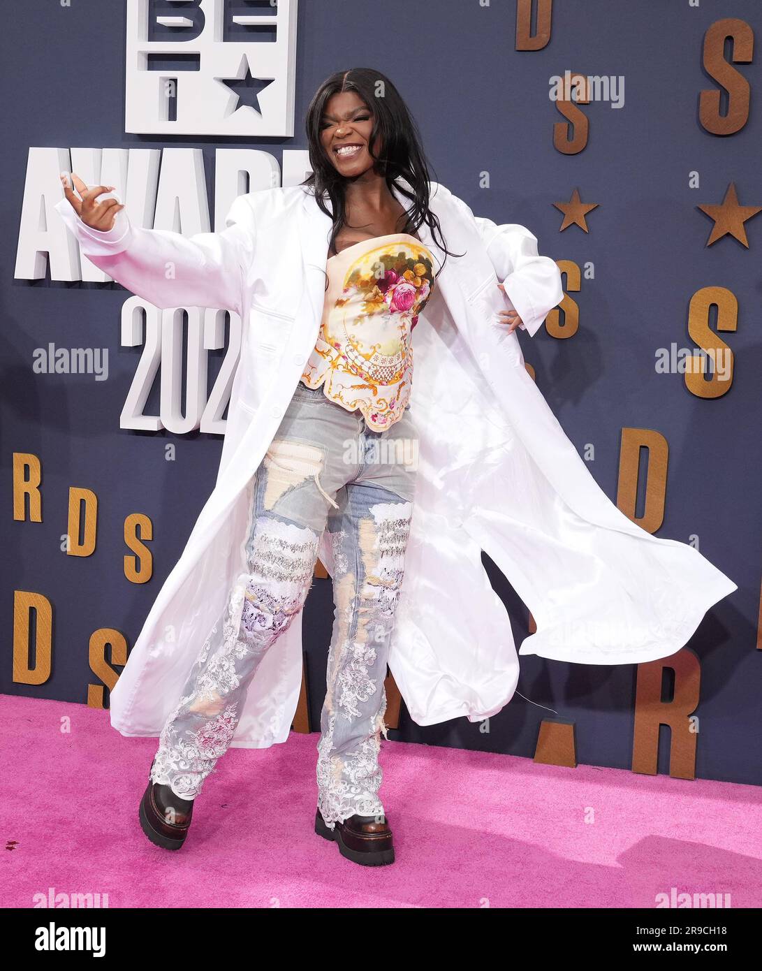Los Angeles, USA. 25th June, 2023. Scar Lip arrives at the 2023 BET