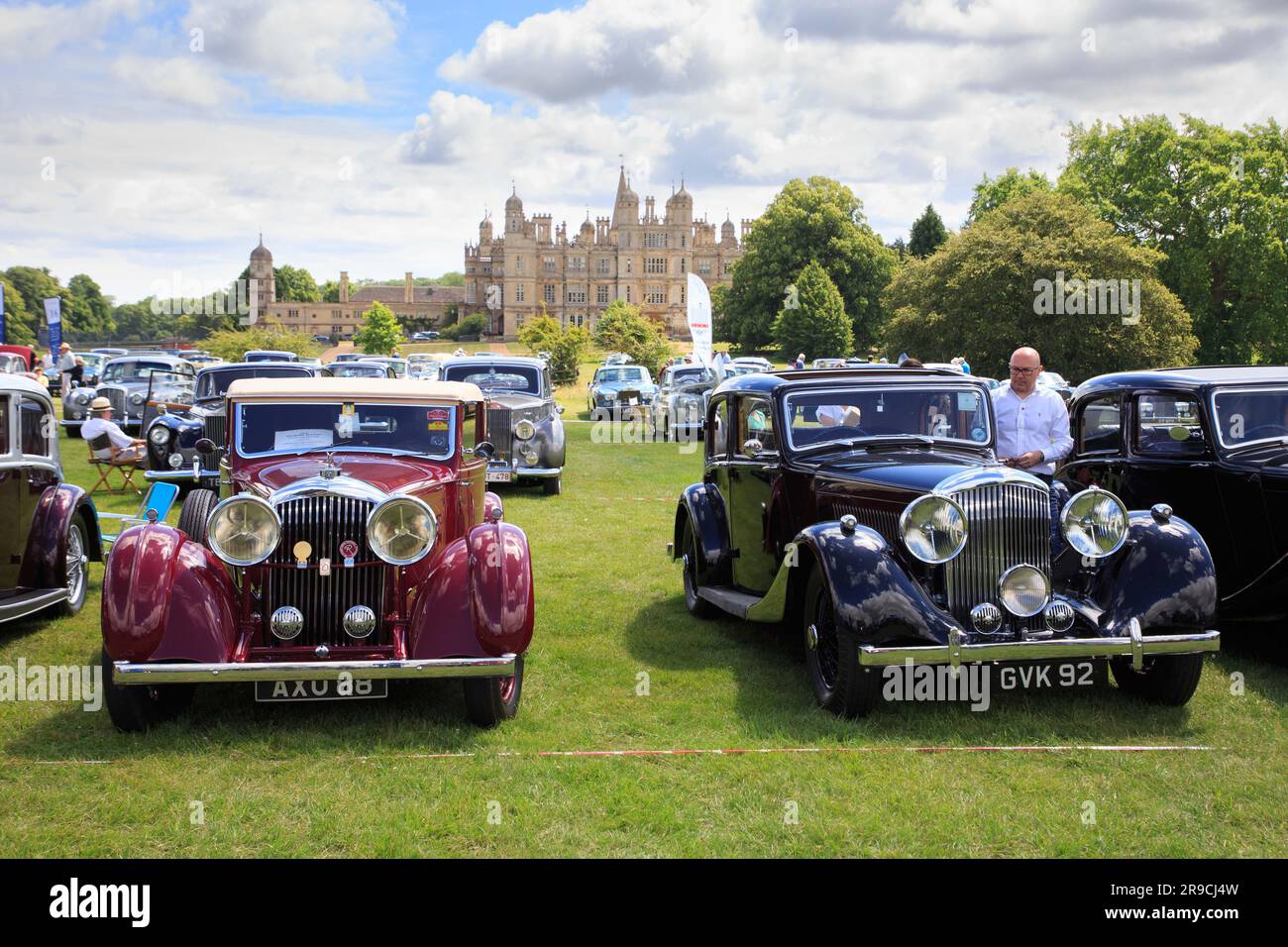 Annual Rally & Concours d'Elegance of Rolls-Royce and Bentley cars held ...