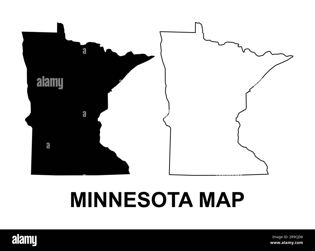 Set Of Minnesota Map United States Of America Flat Concept Symbol set-of-minnesota-map-united-states-of-america-flat-concept-symbol