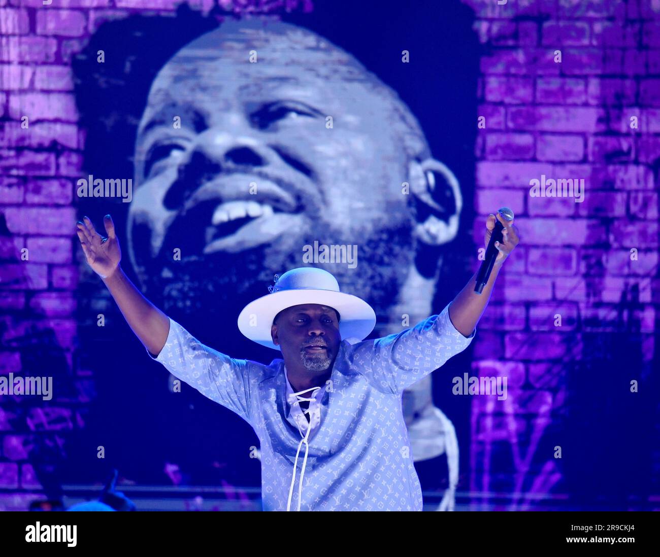 Los Angeles, United States. 25th June, 2023. Big Daddy Kane performs