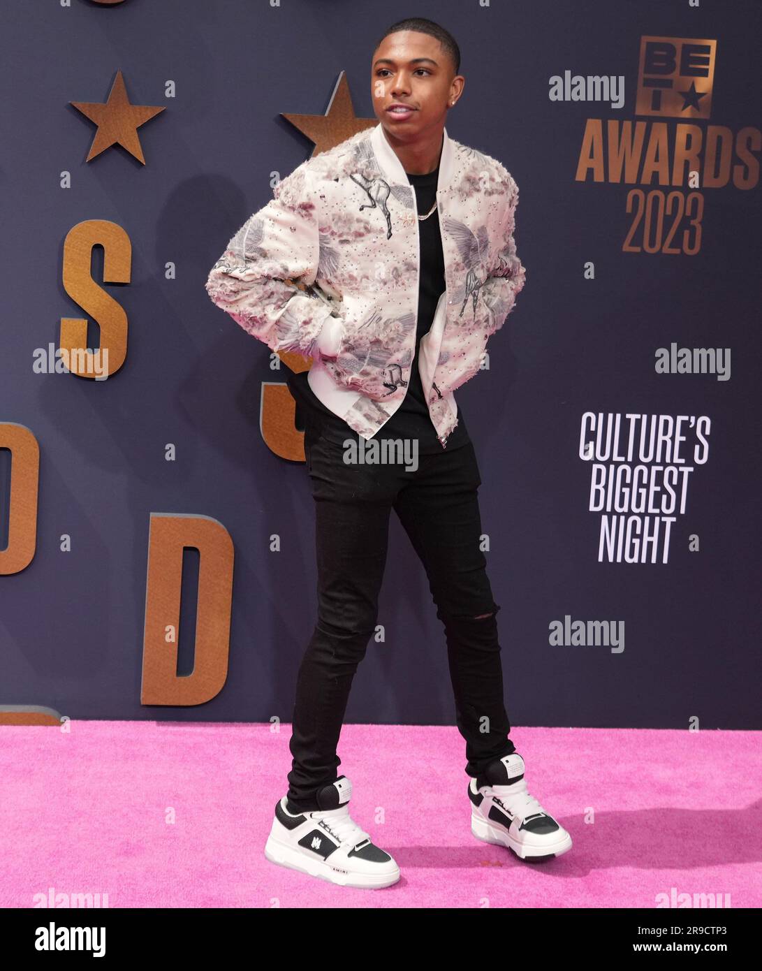 Los Angeles, USA. 25th June, 2023. Thaddeus J. Mixson arrives at the