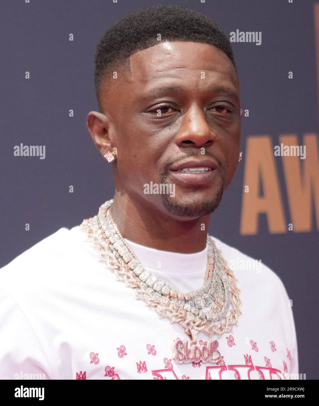Los Angeles, USA. 25th June, 2023. Boosie Badazz arrives at the 2023 BET Awards held at the