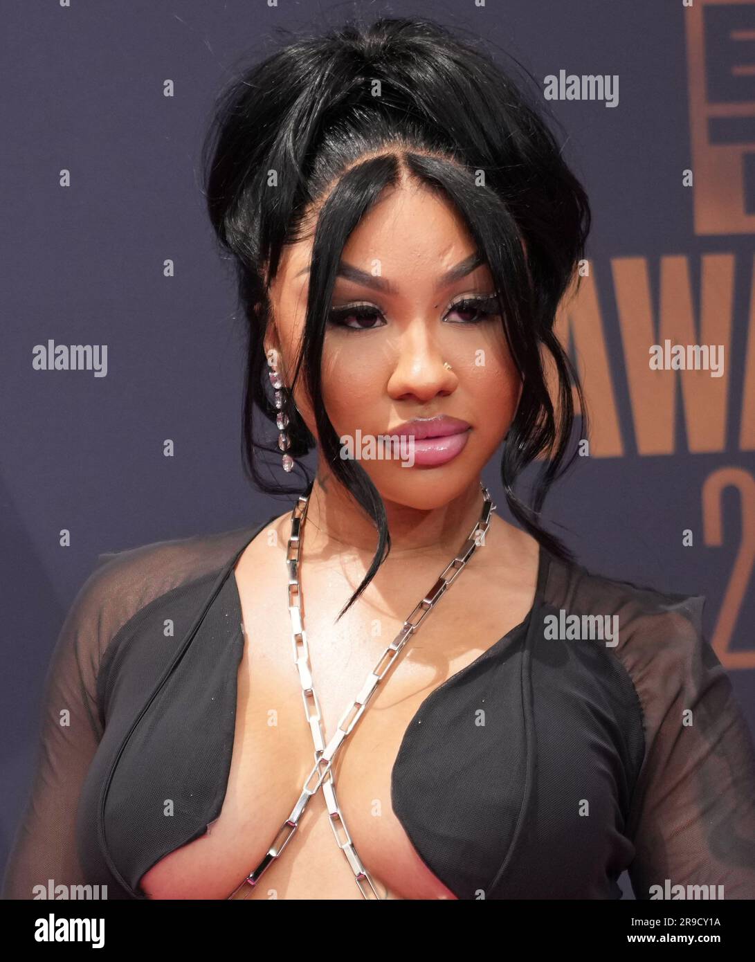Los Angeles, USA. 25th June, 2023. Ari Fletcher arrives at the 2023 BET