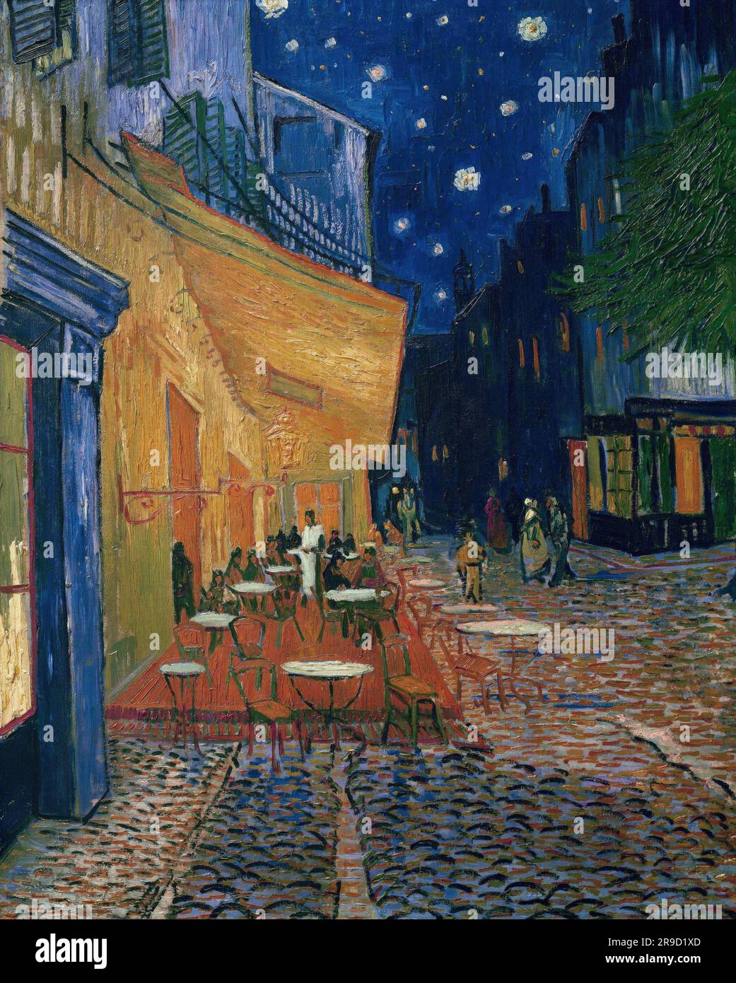 Van gogh night terrace hi-res stock photography and images