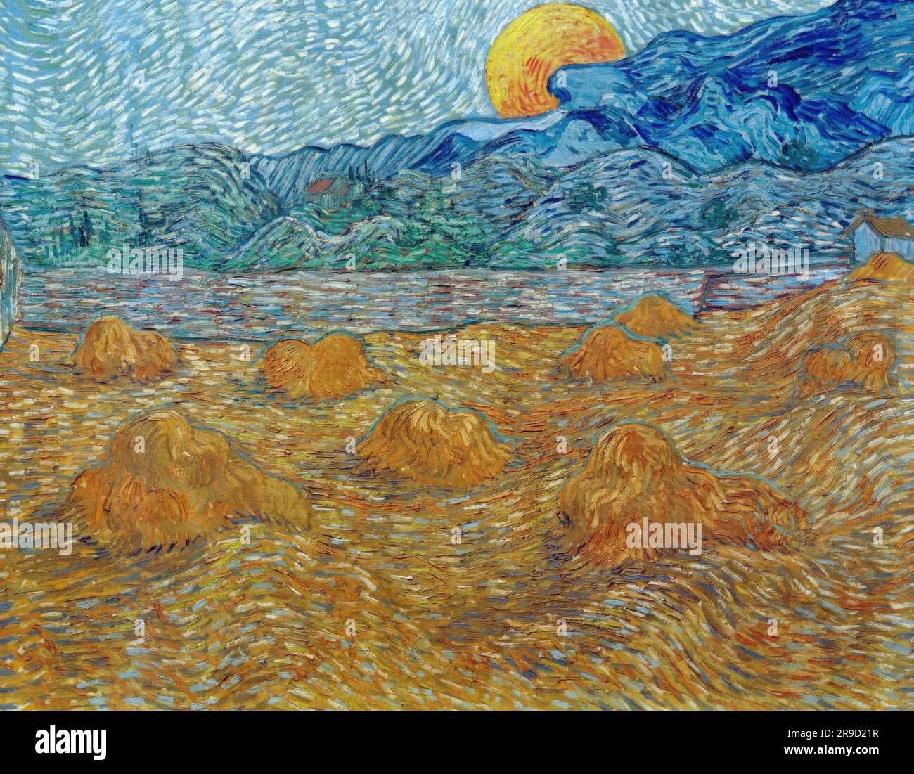 Wheat Field with Cypresses Vincent van Gogh (1853-1890 Stock Photo - Alamy