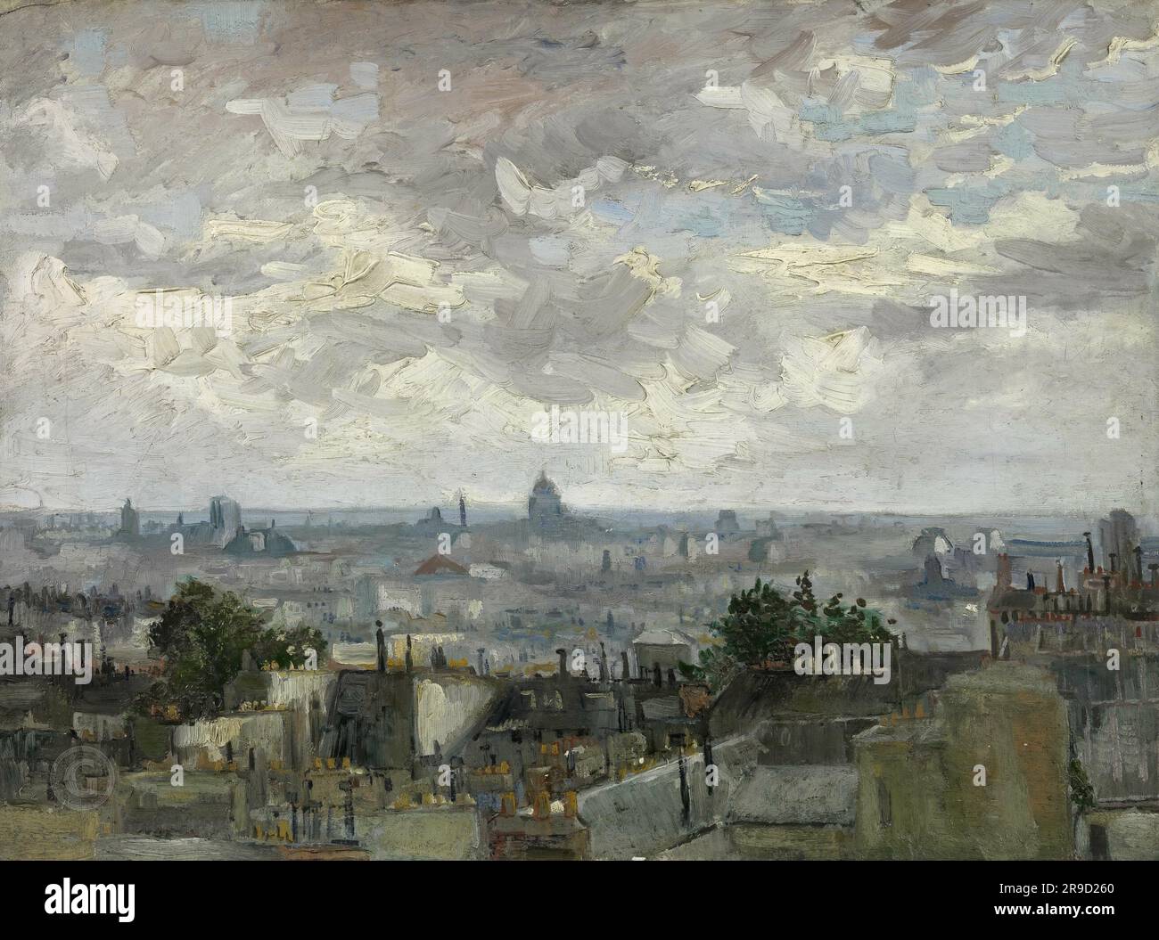 Vincent van Gogh – View of Paris 1886 Stock Photo - Alamy