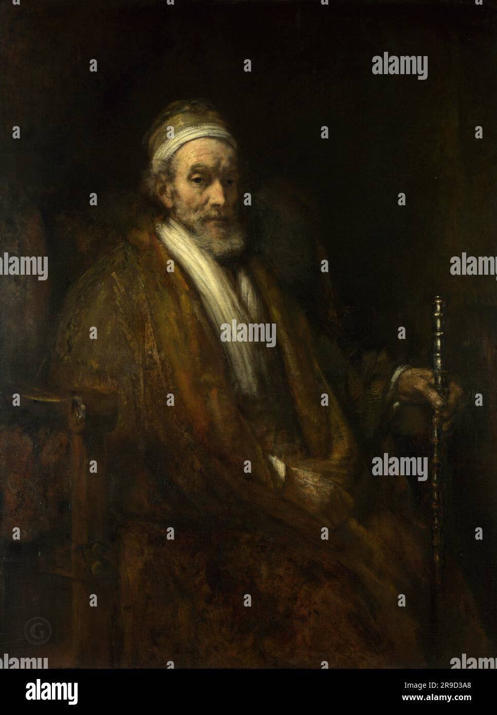 Rembrandt - Portrait of Jacob Trip  1661 Stock Photo