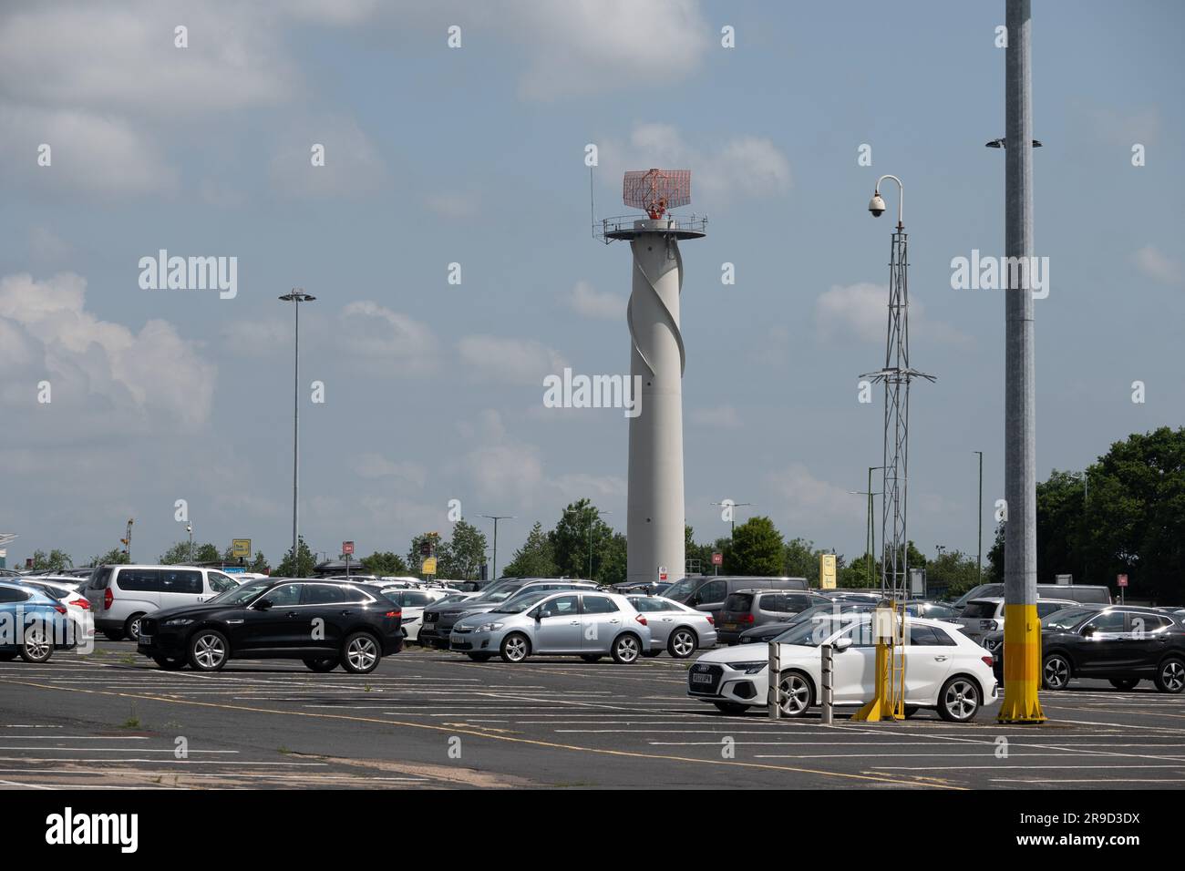 Passengers car park at Birmingham Airport, UK Stock Photo Alamy