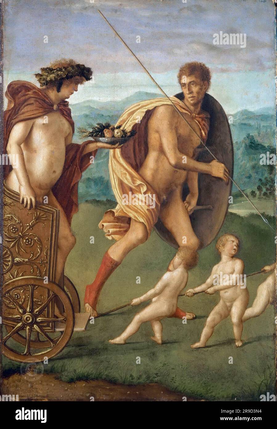 Giovanni Bellini – Four Allegories - Perseverance  c.1490. Stock Photo