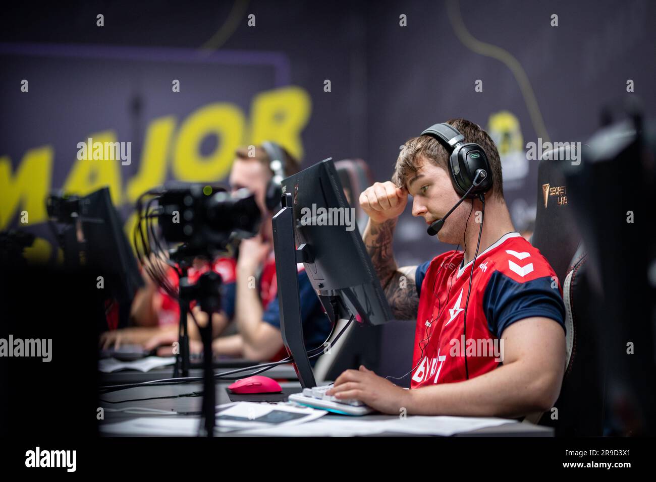 The Danish team Astralis, playing the closed qualifier. For the last ...