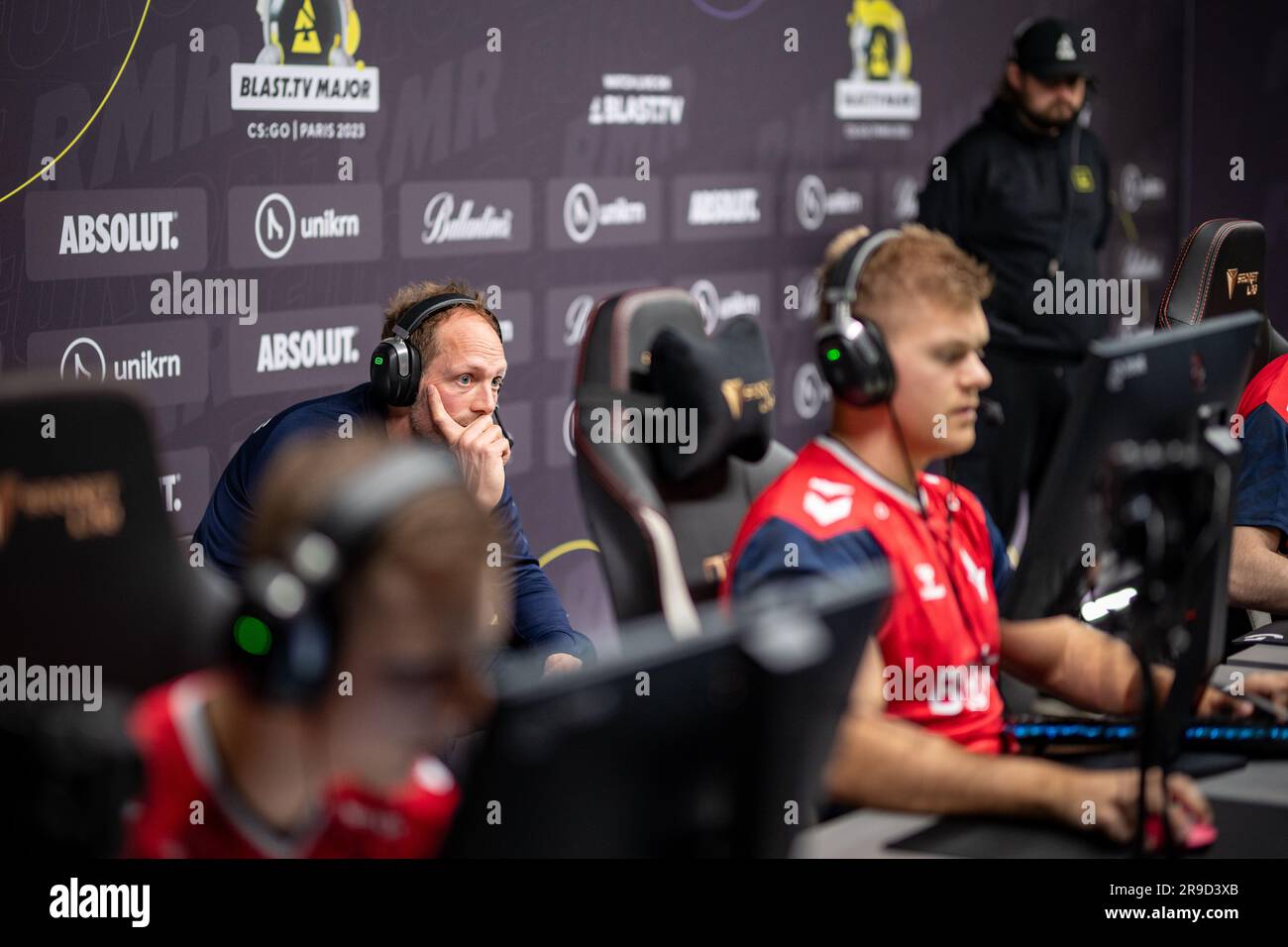 The Danish team Astralis, playing the closed qualifier. For the last ...