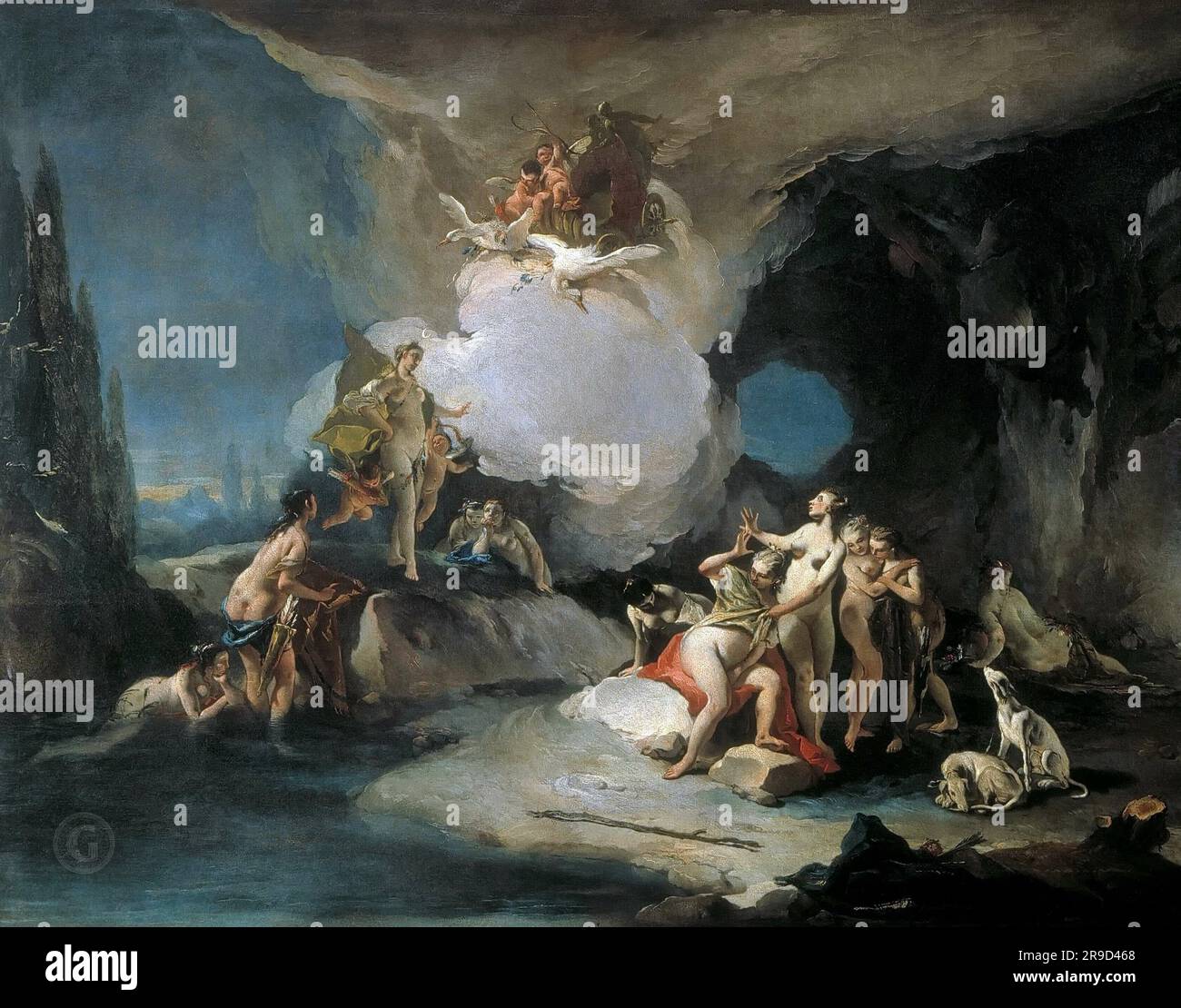 Diana and Callisto Giovanni Battista Tiepolo (16961770 Stock Photo Alamy