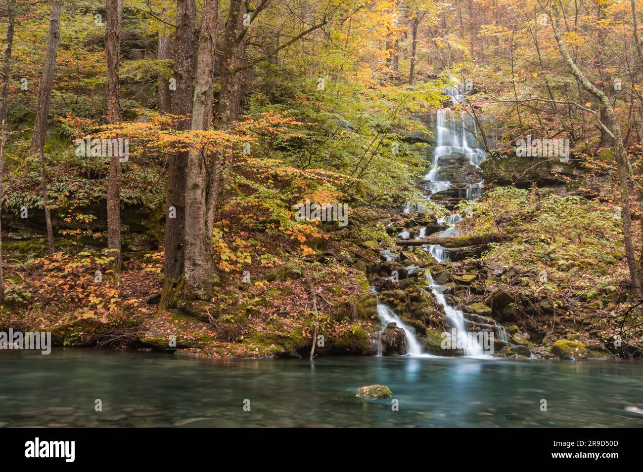 Autumn landscape in New England Stock Photo
