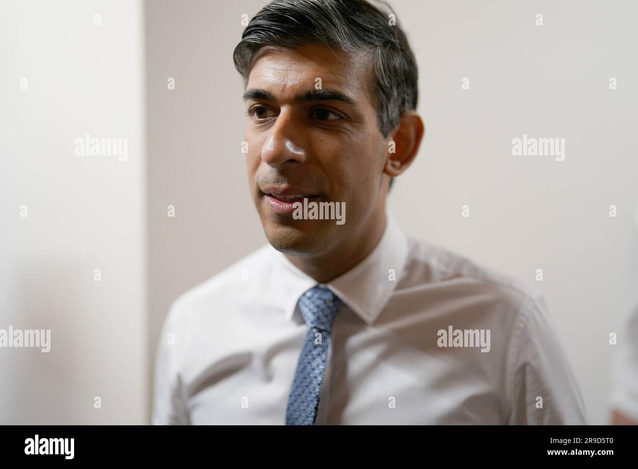 Prime Minister Rishi Sunak during a visit to Rivergreen Medical Centre in Nottingham. Picture date: Monday June 26, 2023. Stock Photo