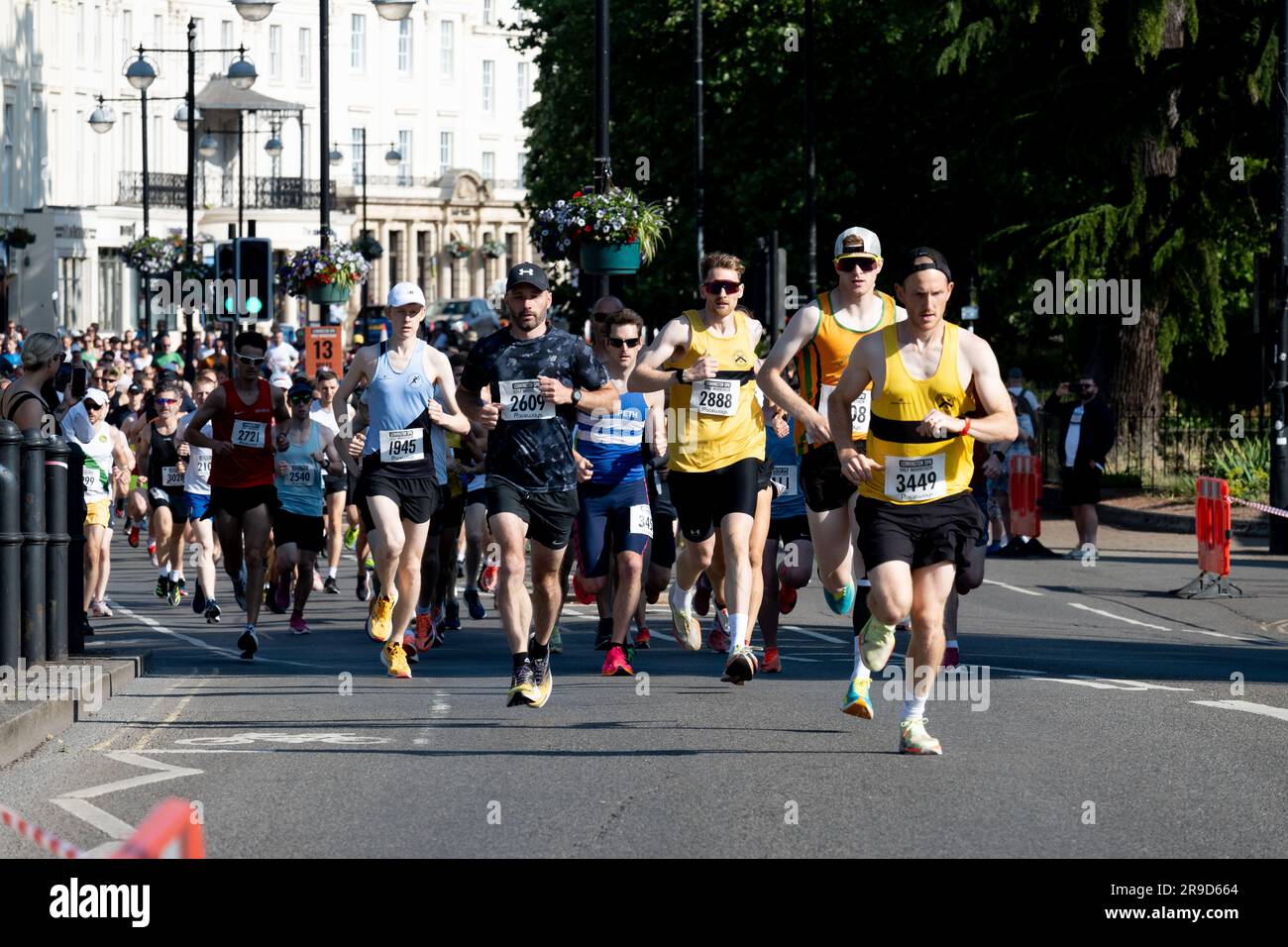 Runners at the start of the 2023 Leamington Spa Half Marathon Stock Photo Alamy
