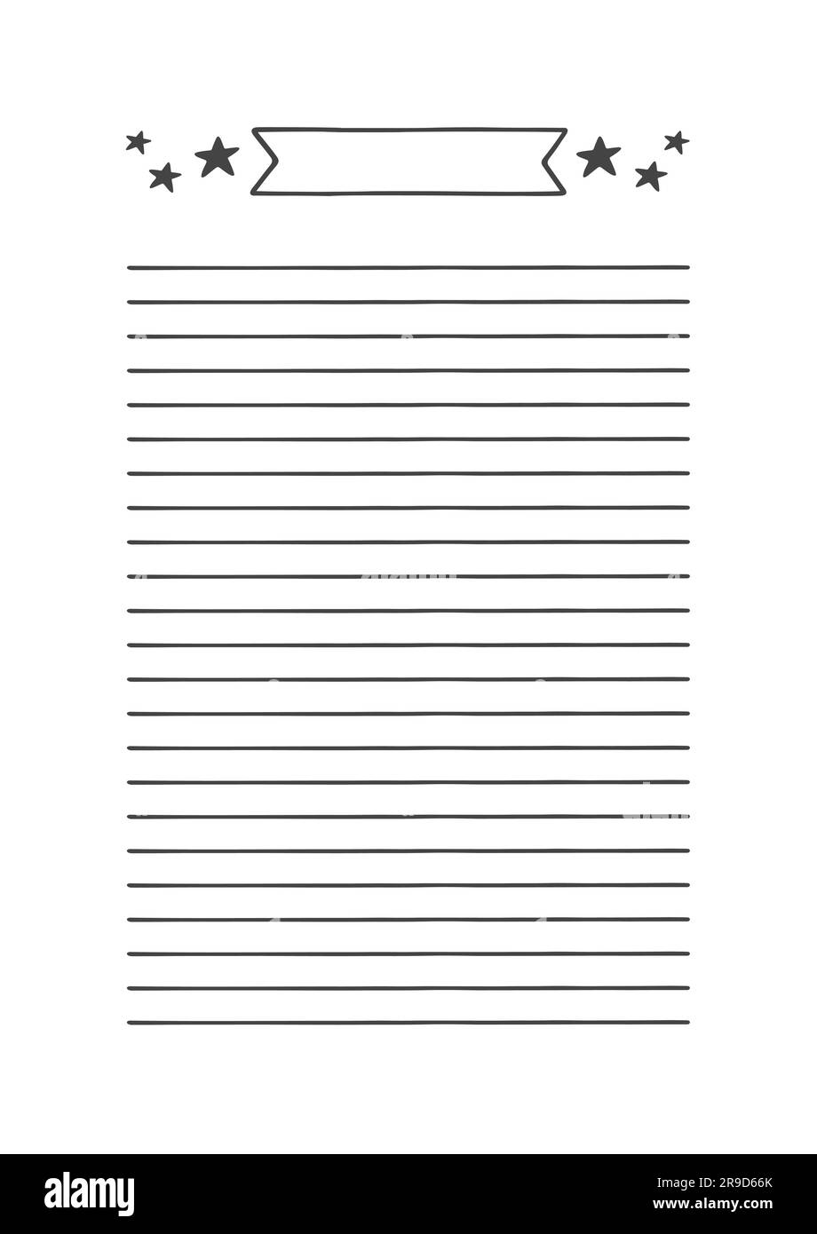 Black And White Printable Notes And Stationery To Do List Pad, Cream