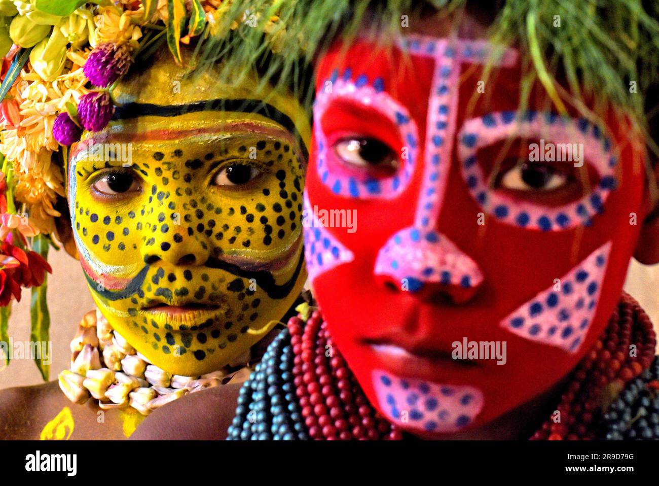 Kolkata India 25th June 2023 Young Children Pose With Their kolkata-india-25th-june-2023-young-children-pose-with-their