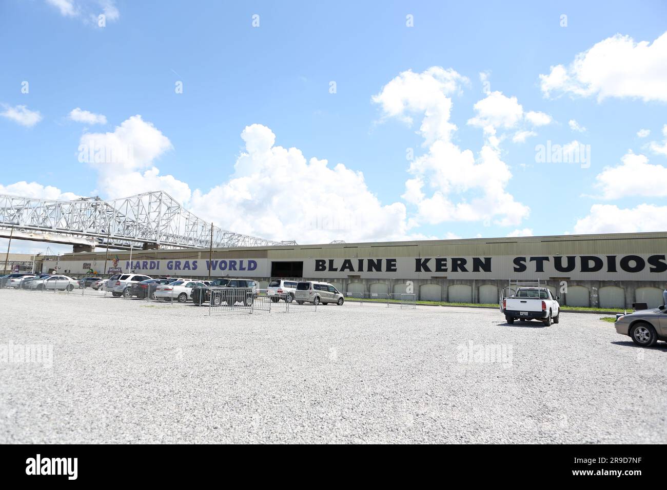 Front of Mardi Gras World and Kern Studio Warehouse Stock Photo - Alamy